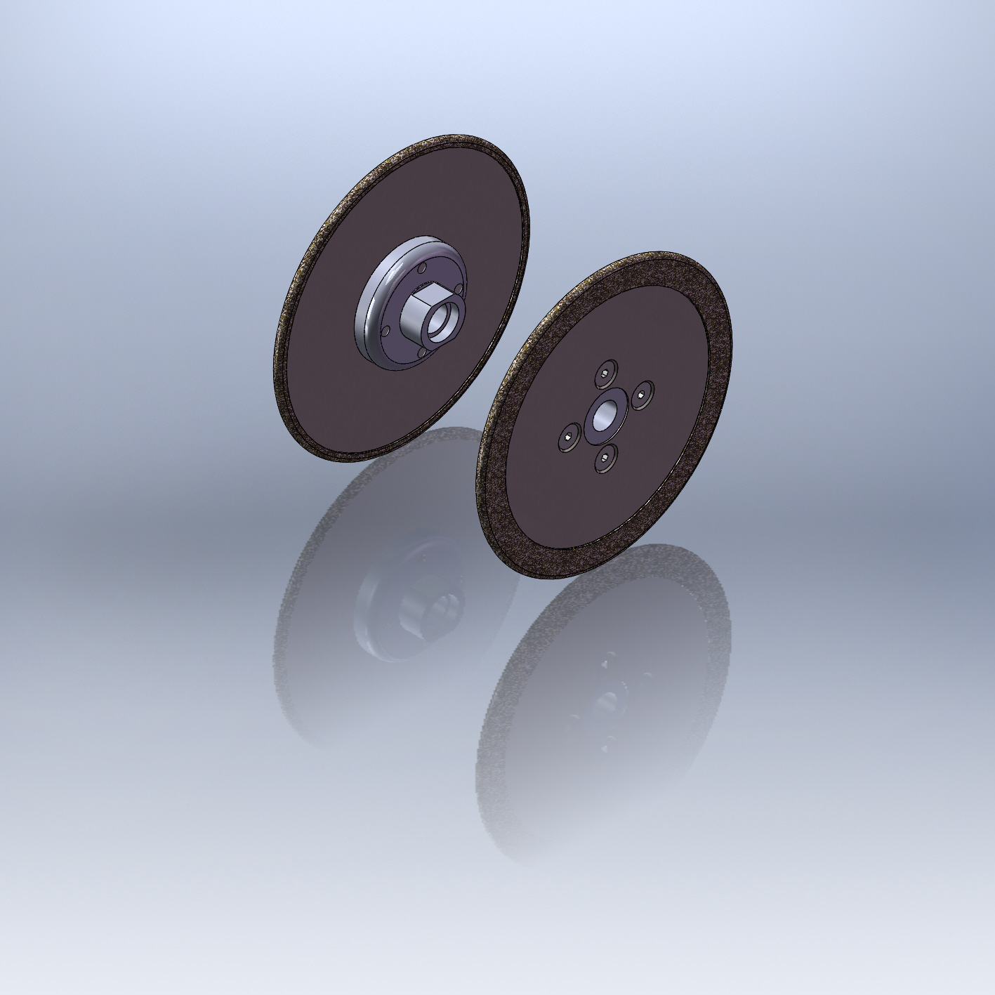 Diamond discs for cast iron