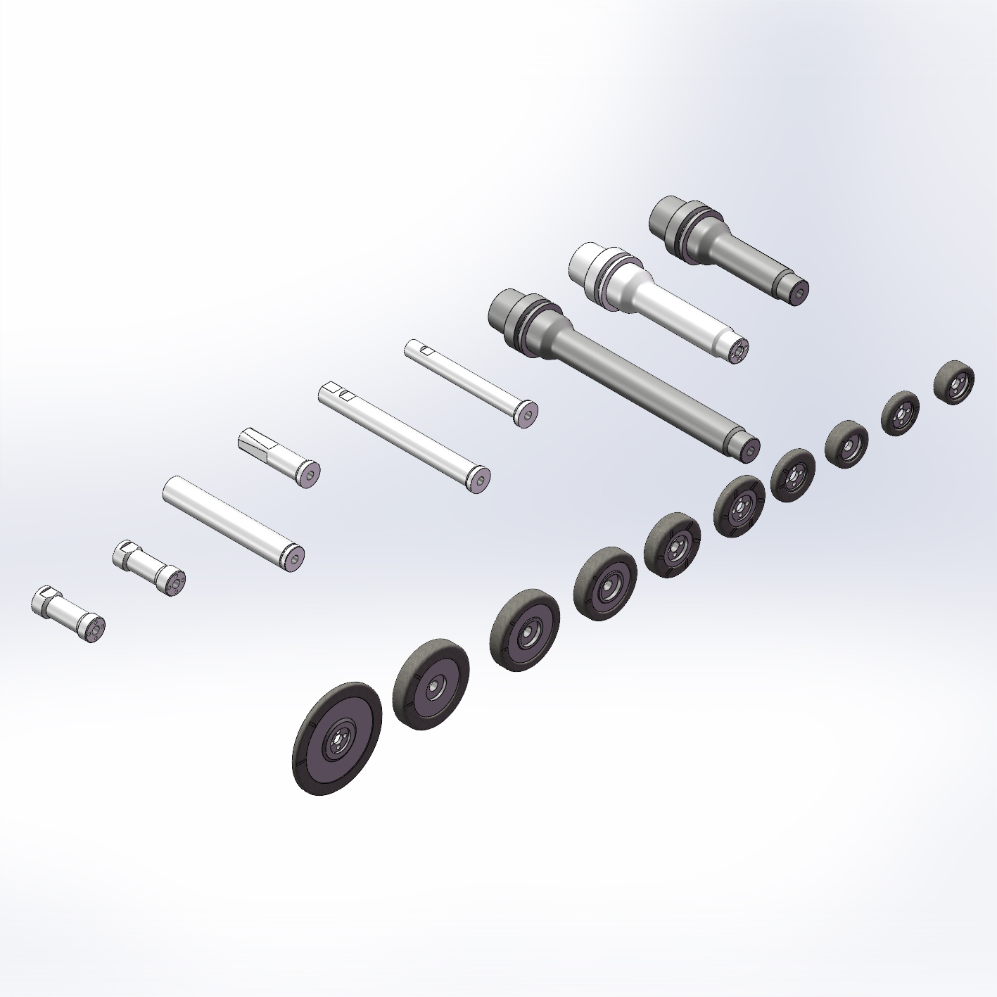 Standardbefestigung D30 MUZZI – Werkzeughalter und Diamantscheiben
